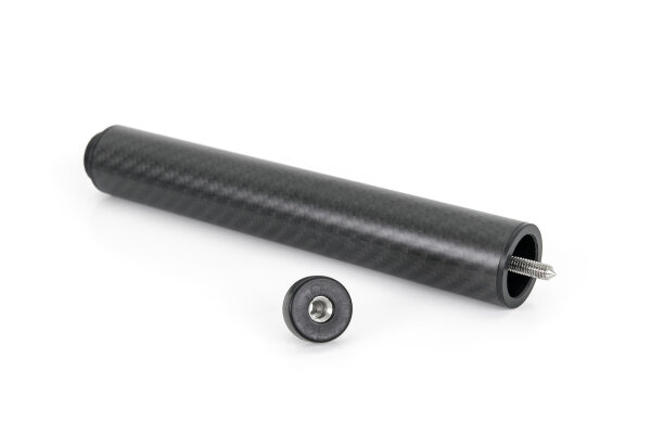 POENVFPO Billard-Queue-Verlängerung Aus Kohlefaser - Standard 23,5-33,5 Cm