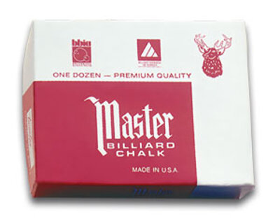 Master Chalk Billardkreide 12 Stück viele Farben