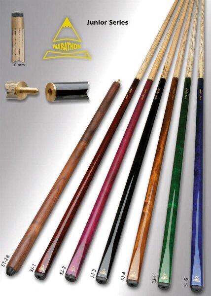 Marathon Snooker Queue Junior Series in blau (Blue SJ6)