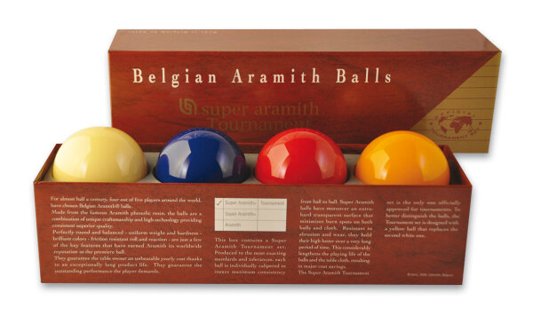 Karambolage Kugelsatz Super Aramith Tournament 4Ball 61.5mm