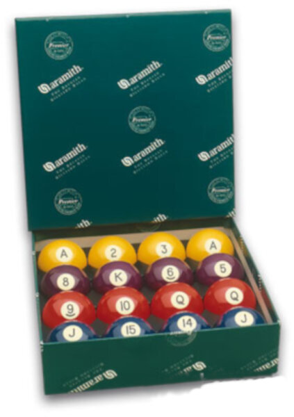 Aramith Premier Poker Pool Billard-Kugelsatz in 57,2mm