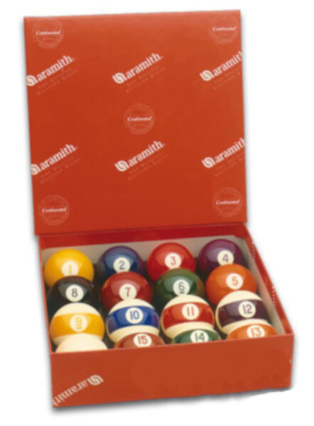 Aramith Pool Billard-Kugelsatz / Bälle Continental 41,3mm
