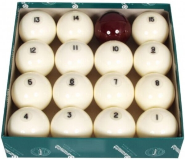 Aramith Pyramide Billard Kugelsatz / Kugel Set Premier in 60mm
