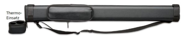 Hartschaum Köcher 1 Cue mit Thermoeinsatz schwarz