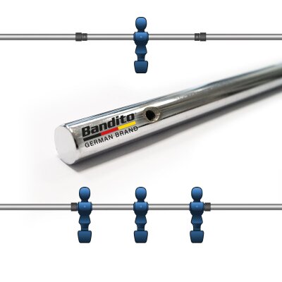 Bandito - Kickerstange Vollstahl 16 mm 3-Loch Torwart/Sturm