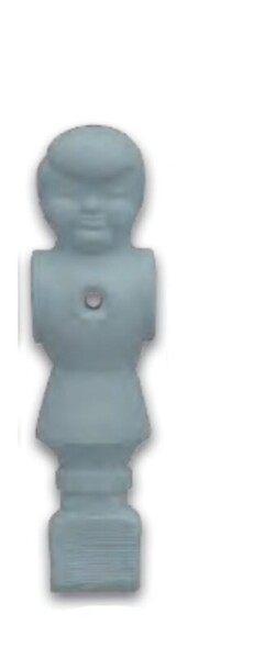 Kickerfiguren 11-er Set, PVC,  mit Schrauben und Muttern