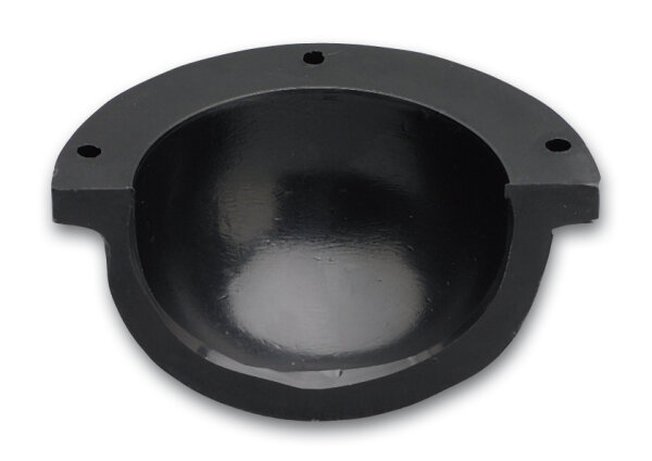 Balleinwurfschale Standard Hartplastik PVC, schwarz