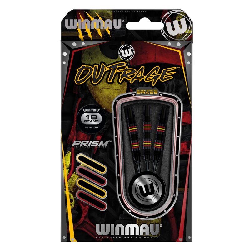 Winmau Outrage Brass Softdart 2236-18 g