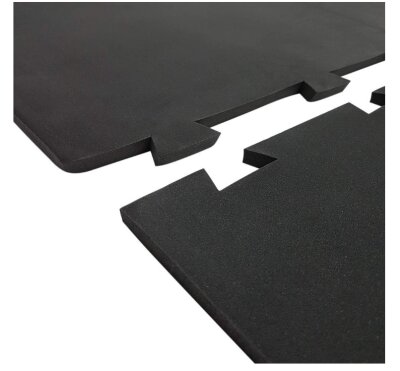 XQ-Max Home Dartmatte PVC 4 teilig Schwarz