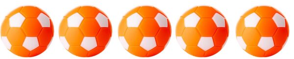 Kickerball WINSPEED-5-er Set-orange/weiß