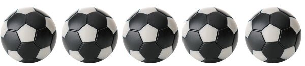 Kickerball WINSPEED-5-er Set-schwarz/silber