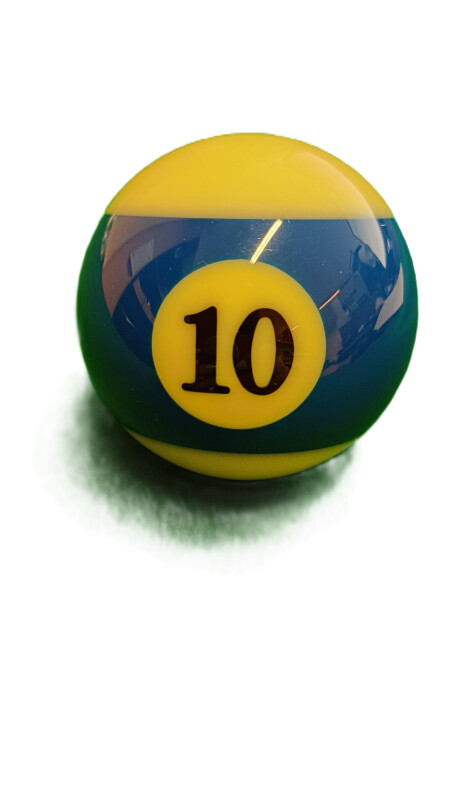 Einzelne - Ersatz Aramith Pool Billard Kugel "Super Aramith Pro" - Nummer 10 in 57,2mm