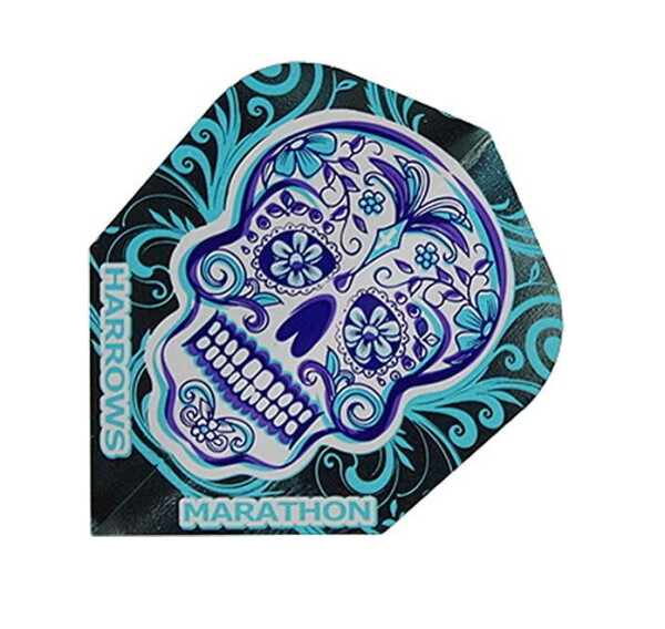 Harrows Marathon Skull Rio Standard Dart Flights
