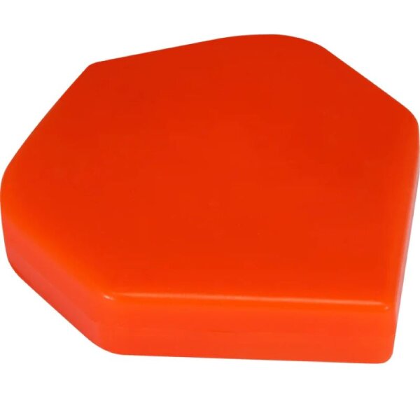 Finger Grip Wachs in Dartflight-Form Orange
