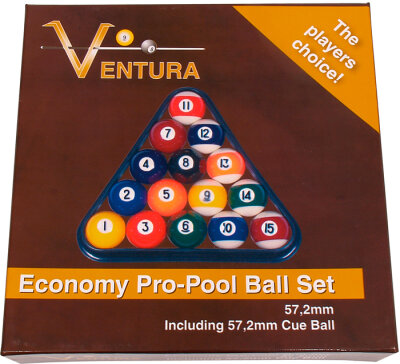 Ventura Economy Pool-Billard-Kugeln