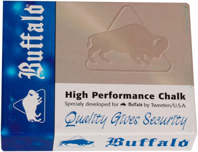 Buffalo Chalk Billardkreide 12 Stück blau
