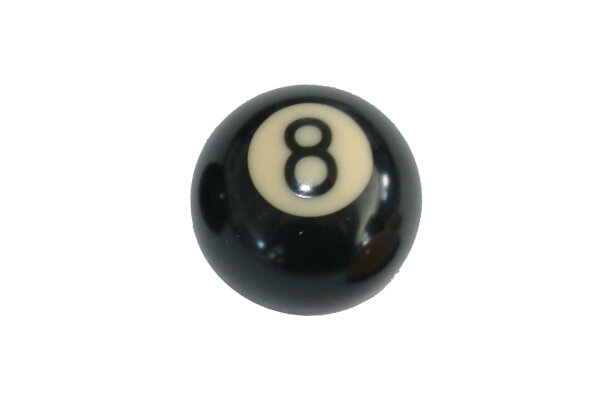 Billardkugel Kühlschrankmagnet schwarze 8