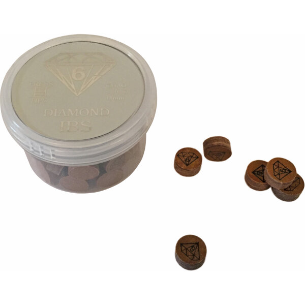 IBS Schichtleder Cuetip Diamond Medium 14mm 50 Stück