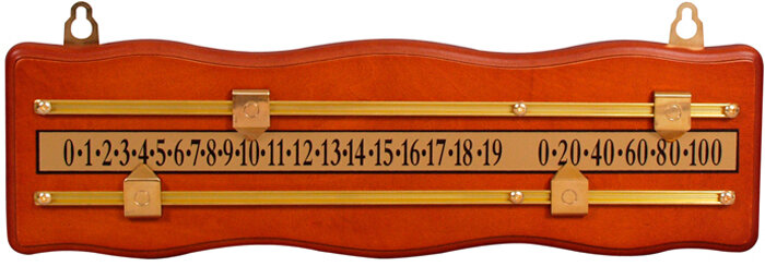 Snooker Anzeiger für 2 Personen  41x12 cm