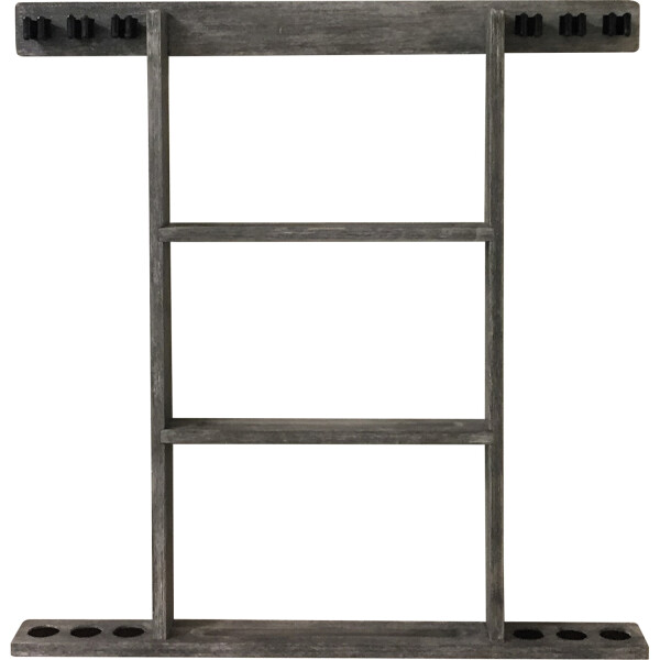 Buffalo Wandregal für 6 Queues grau