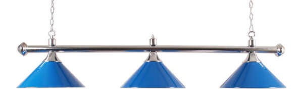 Poollampe mit 3 Schirme Blau