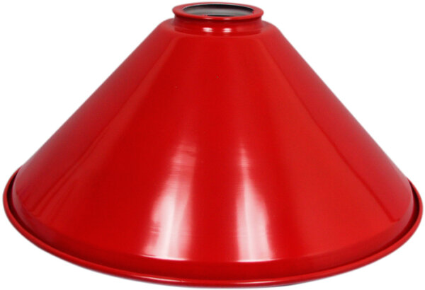 Lampenhaube  37 cm rot