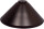 Lampenschirm 37 cm schwarz
