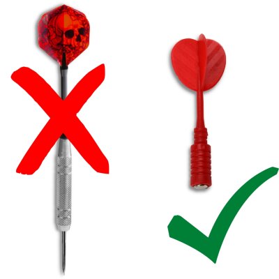 Magnet-Dartboard-Set "Family"