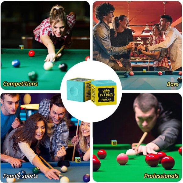 Triangle Chalk Snookerkreide 12 Stück grün