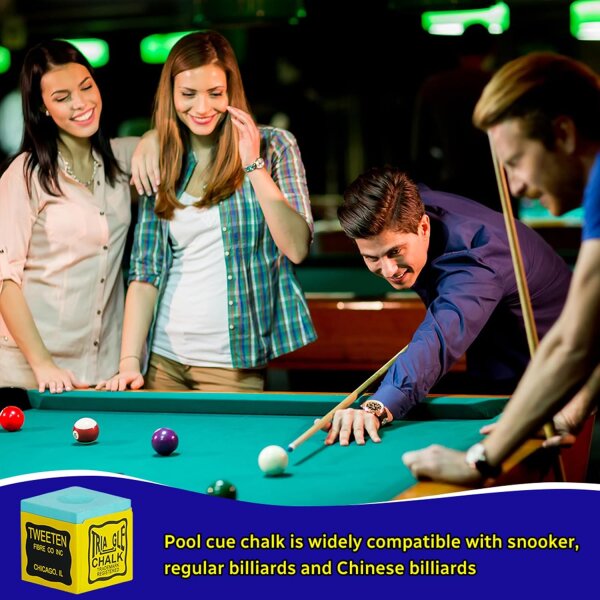 Triangle Chalk Snookerkreide 12 Stück grün